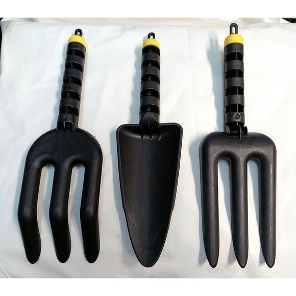 Paragon Plastics 3Pc Garden Hand Tool Set Trowel Rake Cultivator - Picture 1 of 1